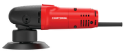 Photo of Craftsman CMEE145 red and black corded polisher, side view, on white background.
