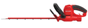 Photo of Craftsman hedge trimmer CMEHTS8022, red with black handle, side view on white background.