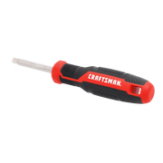 Photo of Craftsman hex screwdriver CMHT65142 with red and black handle, angled on white background.