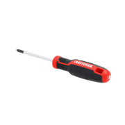Photo of Craftsman Phillips screwdriver CMHT65148 with red and black handle, angled on white background.