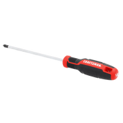 Photo of Craftsman CMHT65151 Phillips screwdriver with black and red handle, angled on white background.