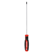 Craftsman CMHT65153 Phillips screwdriver, red and black handle, front angle on white background.