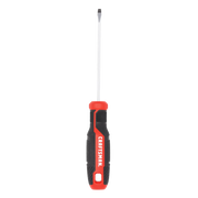 Front view photo of Craftsman flathead screwdriver with black and red handle, SKU CMHT65158, on white background.