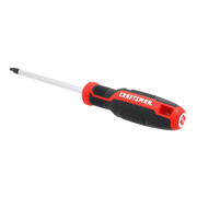 Photo of Craftsman Phillips screwdriver CMHT65172 with red and black handle, angled on white background.