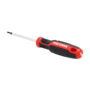 Photo of Craftsman screwdriver CMHT65174 with black and red handle, side angle on white background.