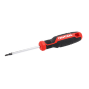 Photo of Craftsman CMHT65175 black and red Torx screwdriver, side angle, with ergonomic handle.