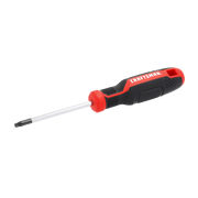 Craftsman black and red Torx screwdriver with ergonomic handle, side view, model CMHT65176.