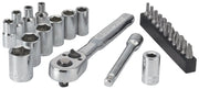 Craftsman socket and ratchet set 009-34541 white background beauty shot front angle
