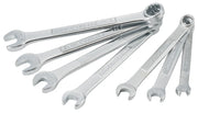 CRAFTSMAN CMMT21086 silver combination wrench set, six pieces, angled view on white background.