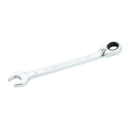 A CRAFTSMAN ratcheting combination wrench, featuring an open end on one side and a ratcheting box end on the other, made of polished metal.