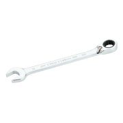 A silver Craftsman ratcheting combination wrench with an open end on one side and a ratcheting box end on the other, displayed against a white background.