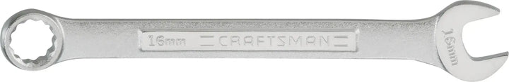 Craftsman CMMT42924 16mm combination wrench, silver finish, product photo on white background.