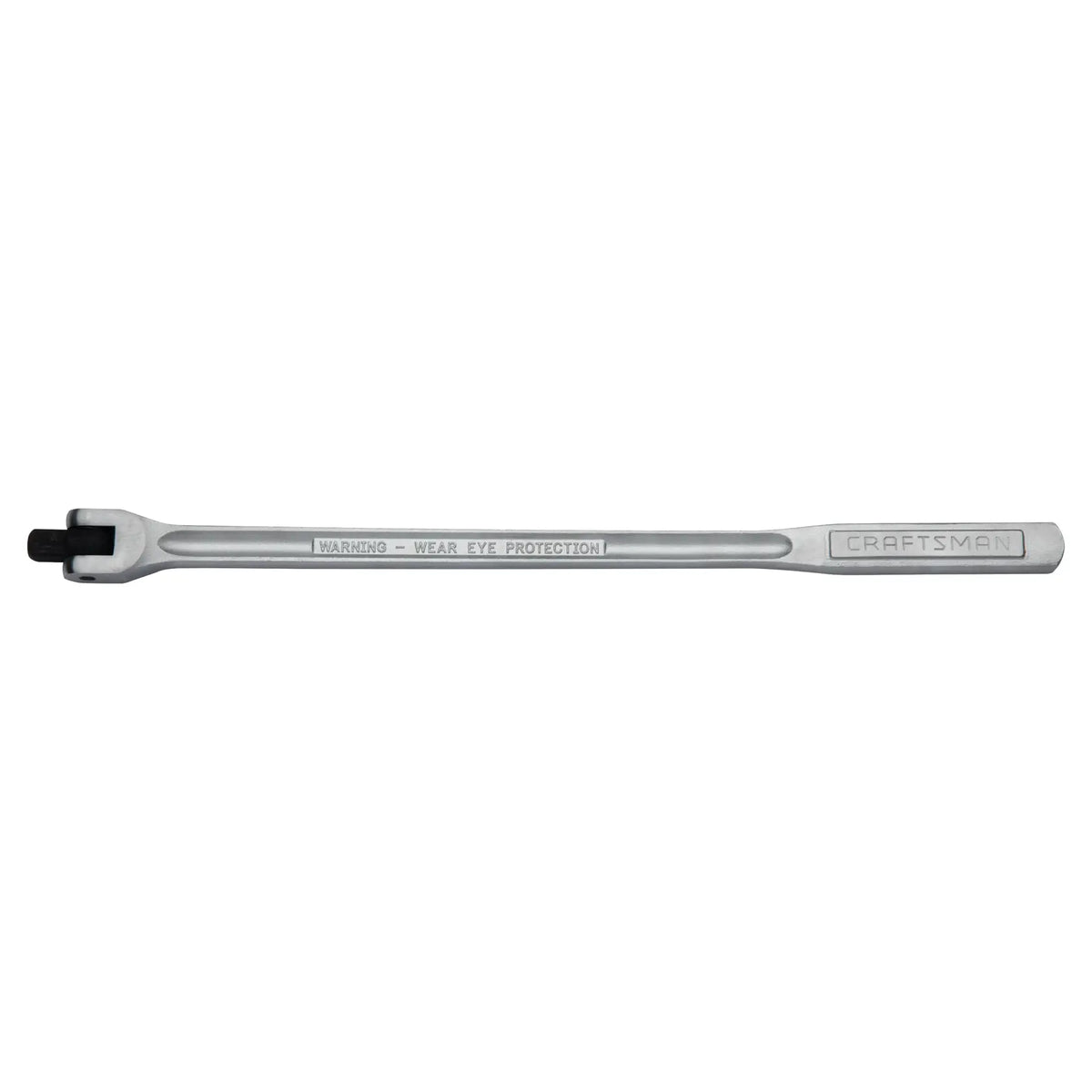 Photo of Craftsman breaker bar CMMT44202 in silver finish, shown flat on white background.