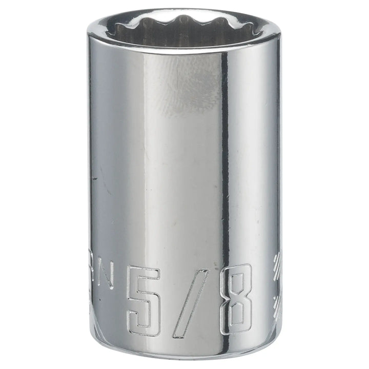 CRAFTSMAN CMMT47505 chrome 5/8-inch socket tool, front angle, on white background.