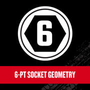CRAFTSMAN CMMT87400V graphics showing 6-pt socket geometry icon with bold number six in hexagon.