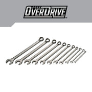 Photo of CRAFTSMAN combination wrench set, 12 pieces, chrome finish, arranged diagonally, CMMT87711.