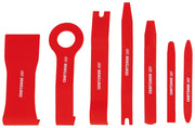 Front angle photo of Craftsman red trim tool set, six pieces, SKU CMMT98334, on white background.
