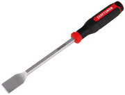 CRAFTSMAN flat pry bar with black and red handle, model CMMT98354, angled view on white background.