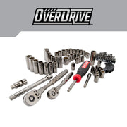 Craftsman socket and ratchet set CMMT99099, including various sockets, ratchets, extension bars, and screwdriver bits, front angle.