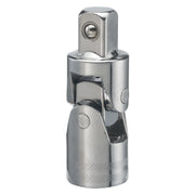 Craftsman CMMT99294 chrome universal joint socket adapter photographed on white background, front angle.