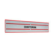 Photo of Craftsman CMMT99412 metal magnetic tool holder, rectangular with red edges, front angle, on white background.