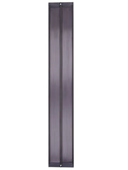 Front view photo of Craftsman CMMT99413 metal tool drawer divider, long rectangular shape, gray finish.