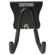 Front view photo of Craftsman double hook wall mount, black, SKU CMST82607VT.