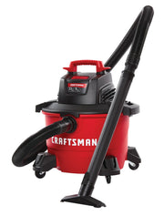 Craftsman wet/dry vacuum CMXEVBE17585 red and black white background beauty shot front angle.
