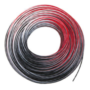 Photo of Craftsman coil tubing CMXGZAM010046, black and red plastic, top view on white background.