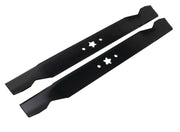 Craftsman lawn mower blades set CMXGZAM110193 white background beauty shot angled view