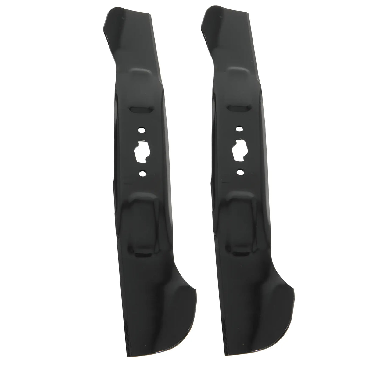 Photo of CRAFTSMAN mower blades set, black, front view, SKU CMXGZAM110192.