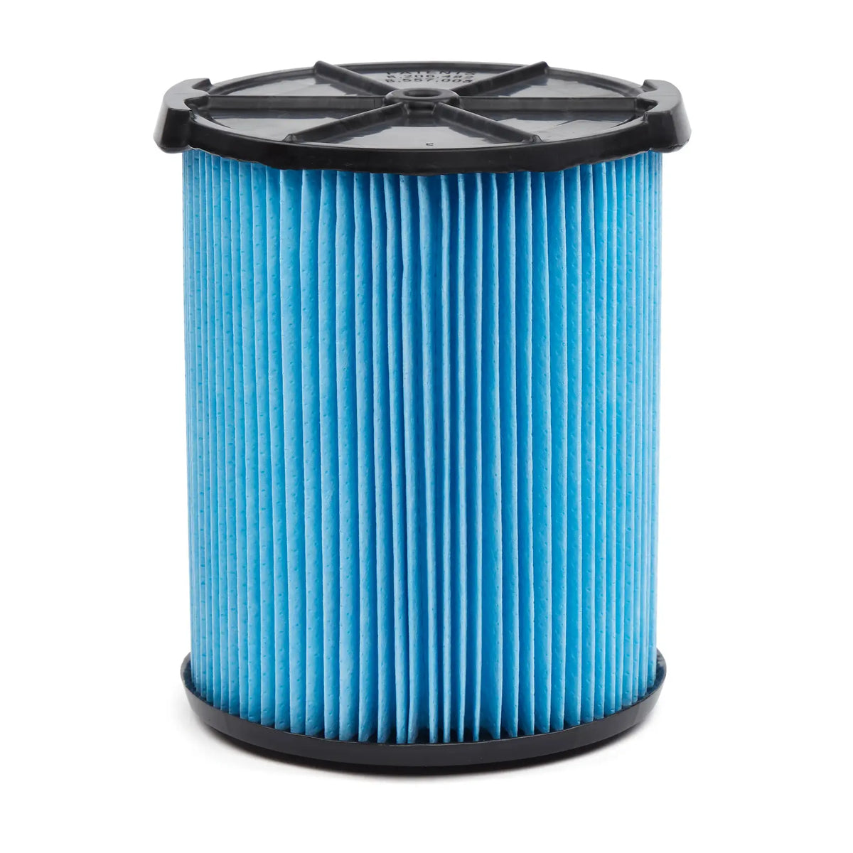 Craftsman pleated blue wet/dry vacuum filter CMXZVBE38754 white background beauty shot front angle